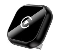 Adaptateur CarPlay sans Fil pour Audi A3 A4 A5 A6 A7 A8 2017-2020 2021 2022 2023 2024 2025 2026, Plug & Play Connexion Rapide Bluetooth Accessoires de Voiture, Rapide et Stable,A-Black