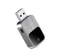 Adaptateur CarPlay sans Fil pour Dodge Hornet 2023 2024 2025, Convertir Carplay Filaire en san Fil, Plug & Play Connexion Rapide Bluetooth,Silver