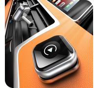 Adaptateur Carplay Sans Fil Pour Iphone¿Convertit Carplay Filaire En Sans Fil¿Plug&Play,Super Mini,Connexion Bluetooth Stable,Pour Ios 10+ Et Voitures Avec Carplay Intégré