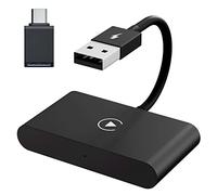 Adaptateur CarPlay sans Fil pour iPhone, Dongle USB CarPlay, Convertissez Le Filaire en sans Fil, Plug & Play avec Typ-C/USB,Compatible avec Véhicules Equipés CarPlay et iOS 10+, Connexion WiFi 5 GHz