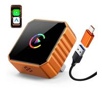 Adaptateur CarPlay sans fil pour iPhone et Android, CarPlay sans fil 2 en 1 avec extension de type C, convertit filaire en sans fil pour Apple iOS 10+, Android auto, adaptateur CarPlay Bluetooth Plug