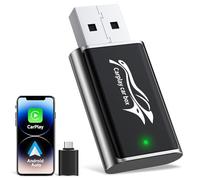 Adaptateur Carplay sans Fil pour iPhone, Facile à Brancher et à Jouer, Mini et Stable, Adaptateur Android Auto sans Fil Convertissez Le Filaire en Wireless pour Voitures 2016+, iOS 10+, Android 11+
