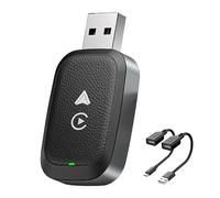 Adaptateur CarPlay sans Fil pour Jeep Compass 2017 2018 2019 2020 2021 2022 2023 2024 2025, Dongle USB CarPlay sans Fil Plug & Play, Convertir Carplay Filaire en Carplay sans Fil, Mini et Stable