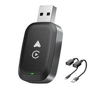 Adaptateur CarPlay sans Fil pour Lincoln Corsair/Aviator 2020 2021 2022 2023 2024, Convertir Carplay Filaire en san Fil, Plug & Play Dongle de Voiture, Adaptateur CarPlay Bluetooth,A Black