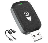 Adaptateur CarPlay sans Fil pour Maserati GranTurismo 2018 2019 2020 2021 2022 2023 2024 2025, Convertir Carplay Filaire en san Fil, Plug & Play Dongle de Voiture 2 en 1,Black