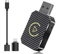 Adaptateur CarPlay sans fil pour Phone IOS Android, avec câble d'extension USB & USB-C/Type-C, Compatible Voitures 2016+ et iOS 10+