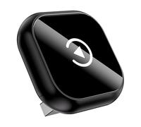 Adaptateur CarPlay sans Fil pour Saturn Astra Aura ION Outlook Relay Sky Vue, Android Auto Rapide, Connexion Bluetooth Stable, Installation Facile,A-Black