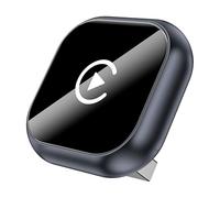 Adaptateur CarPlay sans Fil pour Toyota Prius Probox Succeed Progres, Carplay Voiture Android Auto Plug & Play, Connexion Rapide Bluetooth, Commande Vocale,D/Grey
