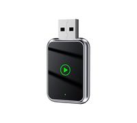 Adaptateur Carplay sans Fil pour Volvo XC60 2017-2025, Dongle Convertir Le Filaire en sans Fil pour Voitures, Rapide et Stable, Plug and Play,Silver