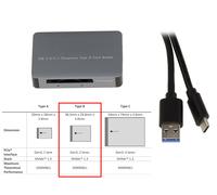 Adaptateur carte CFexpress Type B USB 3.1 10G - Compatible SanDisk Sony TOPSSD