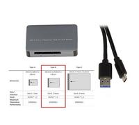 Adaptateur carte CFexpress Type B USB 3.1 10G - Compatible SanDisk Sony TOPSSD
