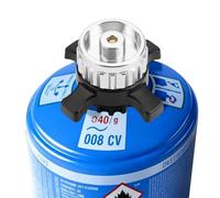 Adaptateur Cartouche Gaz - CV Easy Clic vers EN417 7/16" pour Réchaud | Compatible avec Campingaz CV270 Plus, CV300 Plus et CV470 Plus, pour réchauds EN417, montage rapide sans outil