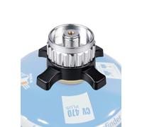Adaptateur Cartouche Gaz pour Campingaz CV Easy Clic vers EN417 7/16", Compatible avec CV270 Plus CV300 Plus CV470 Plus en Laiton et Alliage Métallique, Raccord Étanche pour Réchaud Camping & Outdoor