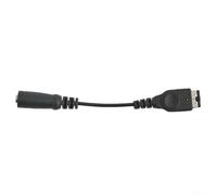 Adaptateur casque ABS et métal pour Gameboy pour Advance SP ABS | Prise jack 3,5 mm, câble court de 11 cm, connecte des écouteurs standard, compatible SP, finition noire