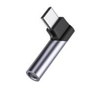 Adaptateur Casque - Adaptateur Casque USB C, Adaptateur Audio USB C 3,5 Mm | Adaptateur Audio Aux À Angle Droit De Type C À 3.5mm, Convertisseur Audio De Dongle D'écouteu Stéréo sans Fil DAC Po