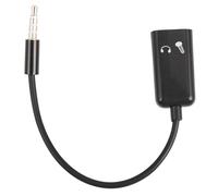 Adaptateur casque + microphone 3,5 mm pour connecteur de faisceau de câbles