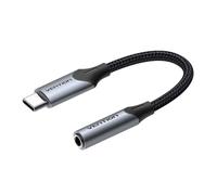 Adaptateur casque Type-C vers Jack 3,5 mm 3,5 mm avec DAC - Vention (BGJHA) - Gris