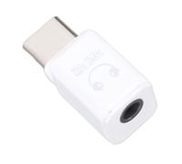 Adaptateur Casque USB C vers 3.5mm, HiFi DAC, Dongle Sonore Compact pour 16 Pro S24, Alliage de Zinc Portable (White)
