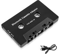 Adaptateur Cassette,Adaptateur De Cassette Bluetooth,Cassette Adapter Audio,Adaptateur Cassette Automobile Cassette Adaptateur Voiture Adaptateur Pour Téléphone Portable,Tablette,Autoradio