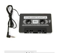 Adaptateur cassette autoradio : brancher lecteur MP3, CD, téléphone - jack 3.5 mm