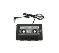 Adaptateur cassette autoradio : brancher lecteur MP3, CD, téléphone - jack 3.5 mm