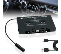 Adaptateur Cassette Bluetooth 5.0 Pour Autoradio - Récepteur De Voiture, Audio Vers Aux Smartphone, Lecteur Cd[Z1669]