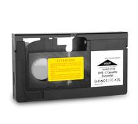 Adaptateur cassette VHS-C compatible avec les caméscopes VHS-C SVHS JVC RCA Panasonic motorisé convertisseur de cassette VHS (non compatible avec 8 mm/MiniDV/Hi8)