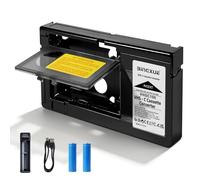 Adaptateur cassette VHSC vers VHS, adaptateur VHS-C pour bande de 12 mm avec chargeur de batterie, pour lecteurs magnétoscopes pour caméscopes, non compatible avec les bandes 8 mm/Hi8/MiniDV