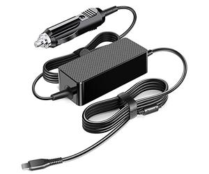 Adaptateur CC 12 V/24 V pour chargeur de voiture 100 W USB C Chager câble pour Microsoft Surface Pro 11 10 9 8 MacBook Pro/Air M1 M2 M3 M4 Lenovo Legion Dell XPS Inspiron Gaming Laptop Type C