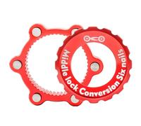 Adaptateur Centerlock 6 boulons | Verrou central de frein à disque de vélo | Adaptateur de verrouillage central de frein à disque à 6 boulons pour VTT, vélos tout-terrain