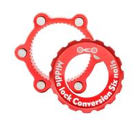 Adaptateur Centerlock Rotor 6 Trou - Disque de Frein Center Lock,Rotor Compatible 6 Troux pour VTT, Motos Tout-Terrain et Vélos avec Système Centerlock