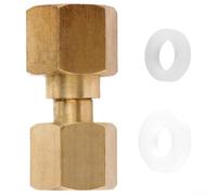 Adaptateur CGA-320 vers CGA-580 pour bouteille de gaz vers régulateur d'argon, adaptateur de gaz de soudure en laiton avec joint en nylon, compatible avec équipement de soudage TIG MIG