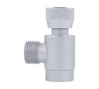 Adaptateur CGA320 pour Bouteille pour gaz pour sodastream Aluminium | Filetage CGA320, aluminium léger, finition argent, compatible pour sodastream, installation sécurisée