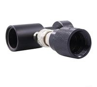 Adaptateur CGA320 vers W21.8 Quick Connect pour bouteille de gaz, raccord de conversion TR21-4 pour cuisine extérieure, noir (B)