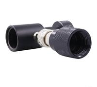 Adaptateur CGA320 W218 pour bouteille de gaz SodaStream TR21-4 vers tête de régulateur en plastique noir léger à connexion rapide pour techniciens de cuisine en plein air (A)