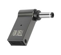Adaptateur Charge USB-C 100W vers DC 4.5 x 3.0mm pour Ordinateur DELL Gris