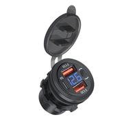 adaptateur chargeur de voiture - chargeur de moto, charge rapide, téléphone USB | Accessoire de véhicule polyvalent pour camping-car, camions, motos, voitures, chargement d'appareils mobiles portables