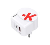 Skross Chargeur mural Euro AC45PD 45W 2 ports USB PD USB‑C 160 cm GaN