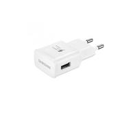 Adaptateur chargeur d'origine samsung blanc charge rapide plug 2a (ep-ta20ewe)