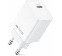 Adaptateur Chargeur MUSB 3.1 Type C 30 W pour Samsung Galaxy A17 A07 A37 A57 A56 A36 A26 A16 A06 A55 A35 A15 A54 A14 S26 S25 S24 S23 S22 Ultra 5G FE Fold ZFlip USB-C Prise électrique Max. Blanc