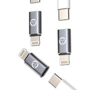 Adaptateur Chargeur Rapide 27W USB C Femelle vers Lightning Mâle (3 pack) Câble Synchronisation de Données Convertisseur Type-C Port Connecteur pour Apple pour iPhone 14 13 12 11 Pro Max pour iPad Air