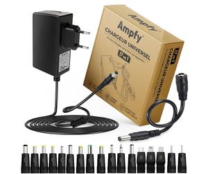 Adaptateur Chargeur Secteur 17 en 1 | Alimentation 9V Remplacement Compatible avec Cible DE FLÉCHETTES ELECTRONIQUE ONECONCEPT MASTERDARTER