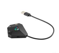 Adaptateur clavier et souris pour PS4 pour Xbox Switch - Convertisseur de jeu multi-entrées pour jeux RPG RTS - Noir 6,8 x 15,7 x 2,4 cm