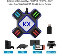 Adaptateur Clavier Souris/Clavier, Adaptateur Convertisseur de Clavier et USB KX pour Console Nintendo Switch/Xbox One / PS4 / PS3