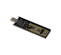 Adaptateur clé USB 3.0 Pour SSD M.2 NGFF PCIe NVMe M ou B+M Key, avec structure renforcée et ouverte pour insertion rapide du SSD