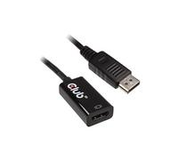 Club 3D Adaptateur DisplayPort CAC-1080 - DP 1.4 vers HDMI 2.0b HDR, DP mâle/HDMI femelle, Noir