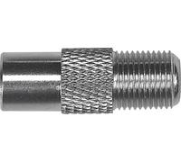 Adaptateur coaxial IEC mâle / F femelle Axing CFA 5-00