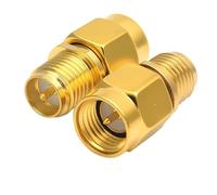 Adaptateur coaxial RF droit 5 pièces SMA mâle/femelle vers RP SMA N BNC UHF PL259 SO239 TNC en cuivre et laiton(SMAJ-RPSMAK,20PCS)