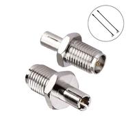 Adaptateur Coaxial SMA à TS9 RF, connecteur Coaxial mâle femelle, coupleur et convertisseur, 2 pièces, professionnel, bien construit