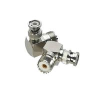 Adaptateur Coaxial UHF PL259 SO239 vers N/BNC SMA, prise mâle et Jack femelle, convertisseur de Test, 1 pièce(SO239 to BNC M RA)